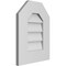 Ekena Millwork Octagonal Top Surface Mount PVC Gable Vent w/ 3-1/2"W x 1"P Standard Frame, 14"W x 18"H GVPOT14X1801SN - alternate 4